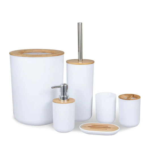 Stylish Bamboo Bath Set